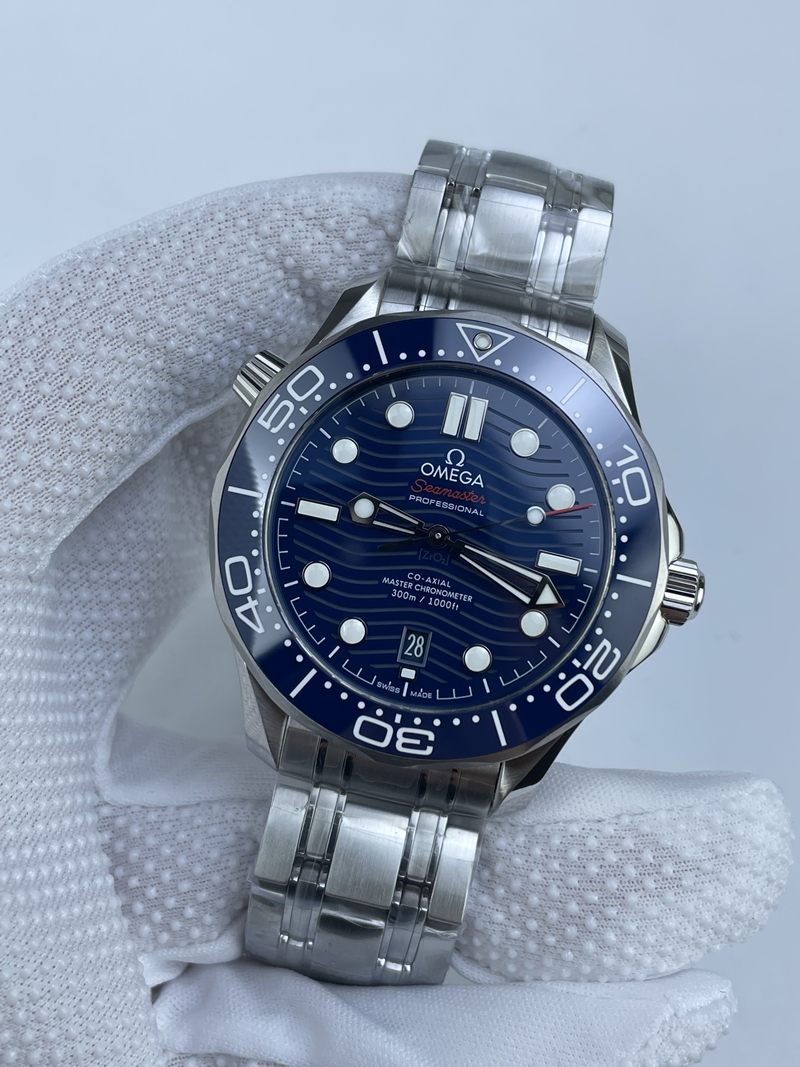 (준비완료/특급배송)NO.2781/VS공장 오메가 씨마스터 다이버 300 스틸 블루다이얼 VS8800 (최신무브업버전)
