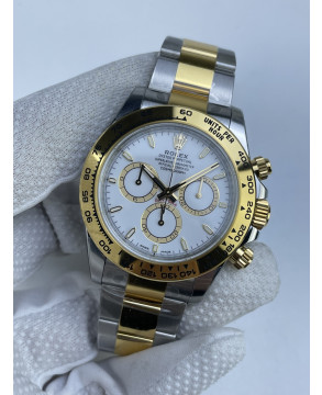 (준비완료/특급배송)NO.3106/VS공장 롤렉스 Daytona 126503 VSF 1:1 Best Edition White Dial on SS/YG Braclet DD4131 (Weighted)