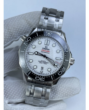 (준비완료/특급배송)NO.3124/VS공장 오메가 씨마스터 다이버300 화이트다이얼 브슬 VS8800 (최신무브업버전)