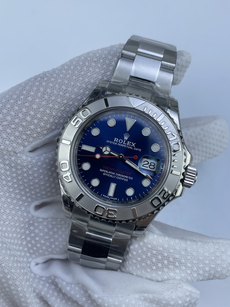 (준비완료/특급배송 할인판매)NO.3274/VS공장 요트마스터 블루 3135풀카피 클론무브