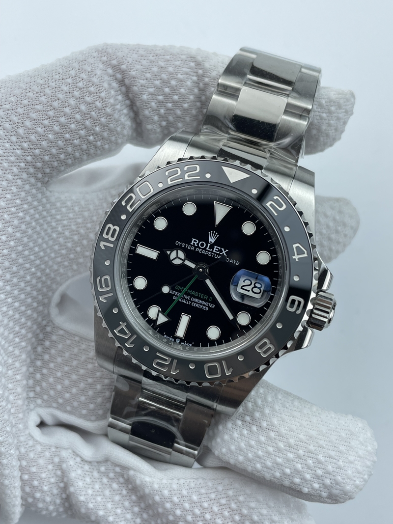 (준비완료/특급배송)NO.3381/롤렉스 지엠티마스터2 블랙그레이 오이스터 QP공장
