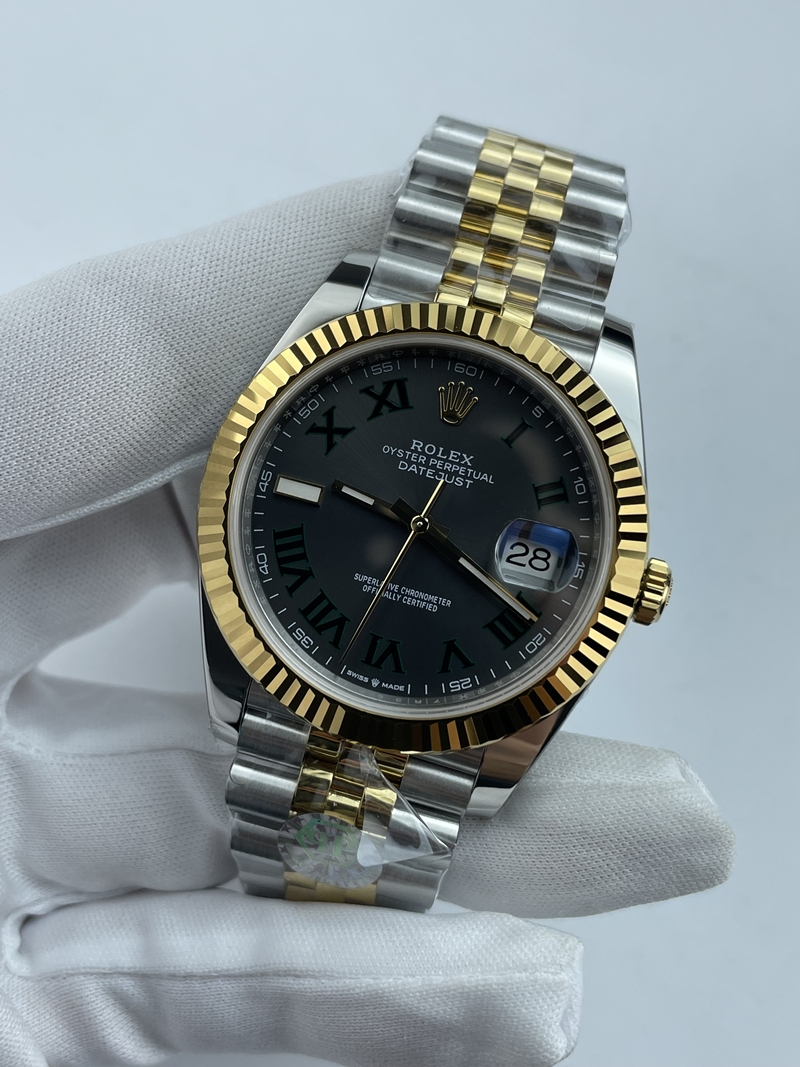 (준비완료/특급배송)NO.3526/롤렉스 데이저스트 41 126334 콤비 옐로우골드 윔블던 QP공장